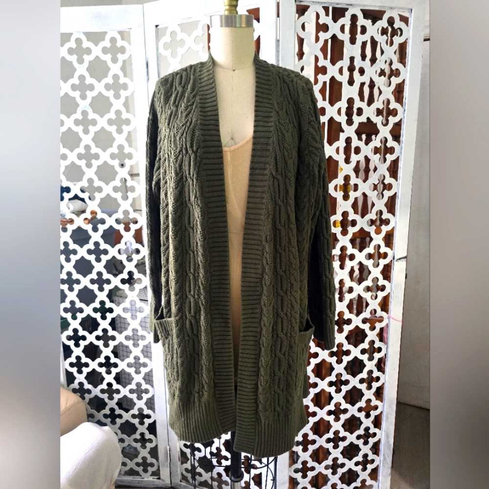 100%cotton Knit cardigan